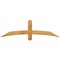 Ekena Millwork Bellingham Rough Sawn Timber Gable Bracket, Western Red Cedar, 60"W x 17"H x 2"D x 4"F, 7/12 Pitch GBW060X17X0204BEL00RWR - alternate 1